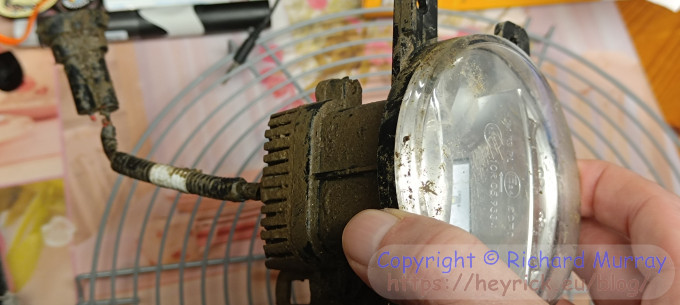 An old LED foglight unit.