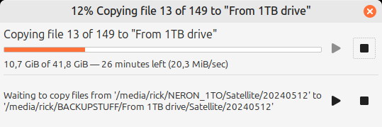 Resuming where I left off.