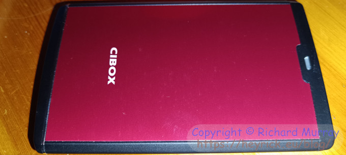 An external USB harddisc.