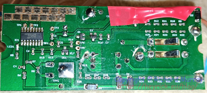 A photo of a circuit board.