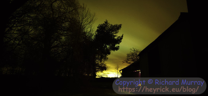 Long exposure looking one way.