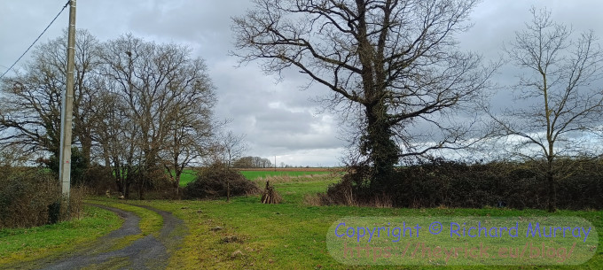 Looking towards the village, Note 12 version.