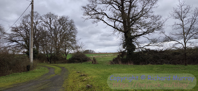 Looking towards the village, Note 15 version.