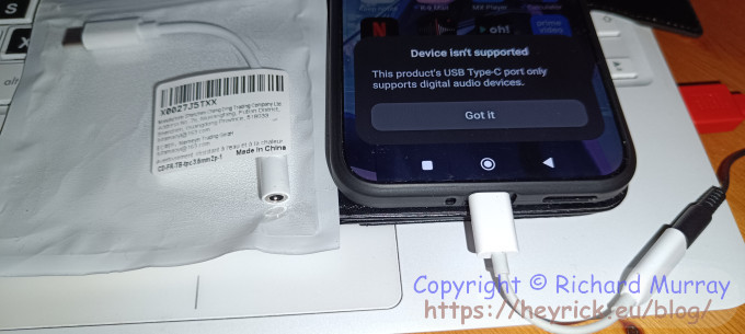 Device isn't supported.