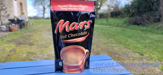 Mars hot chocolate.