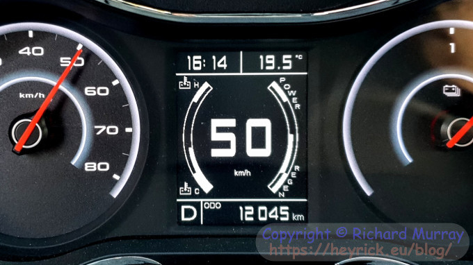 My odometer showing 12045.