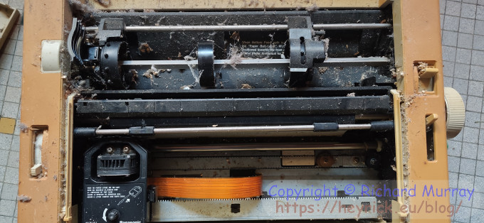 A manky old printer.