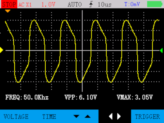 A 50kHz carrier signal