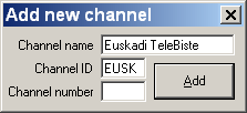 TeleGuide channel editor.